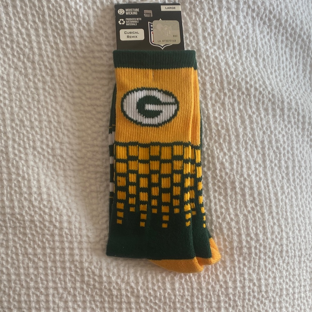 NFL Green and Gold Packers Socks